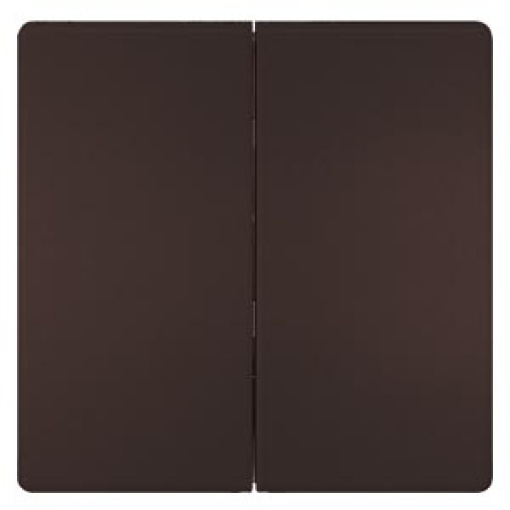 DELTA style rocker double neutral for two-circuit switch, chocolate
