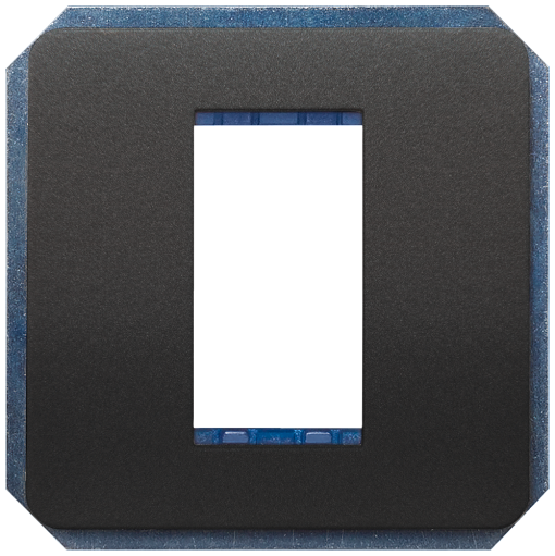 DELTA style module carrier single, incl. intermediate frame, anthracite