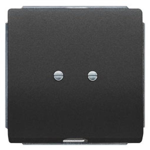 DELTA style outlet plate, anthracite