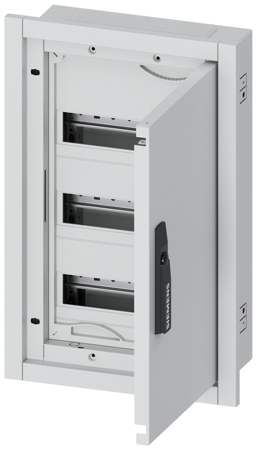 ALPHA 160 DIN wall-mounted distribution board, flush-mounting, partially equi...