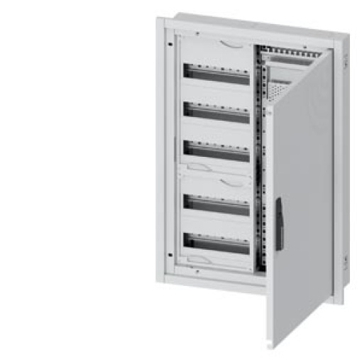 ALPHA 160 DIN wall-mounted distribution board, flush-mounting, partially equi...