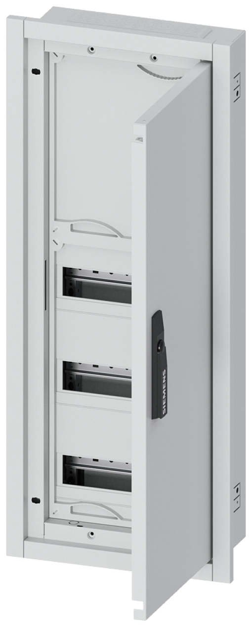 ALPHA 160 DIN wall-mounted distribution board, flush-mounting, partially equi...