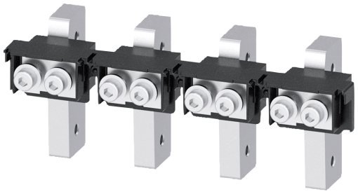 Rear connection stud flat, 4 units, vertical connection