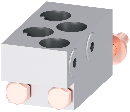 circular conduc. terminal TA7.2 4 x 600750 kcmil for 4 cables; 1 unit access...