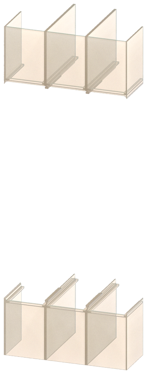 terminal cover long 3-pole; 2units accessory for 3VA5758; 3VA6768