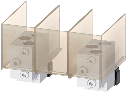 circular conduc. terminal TA6.1 3 x 500...750 kcmil for 3 cables; 2 units acc...