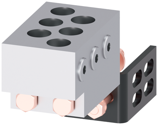 circular conduc. terminal TA7.4 6 x 300600 kcmil for 6 cables; 1 unit access...