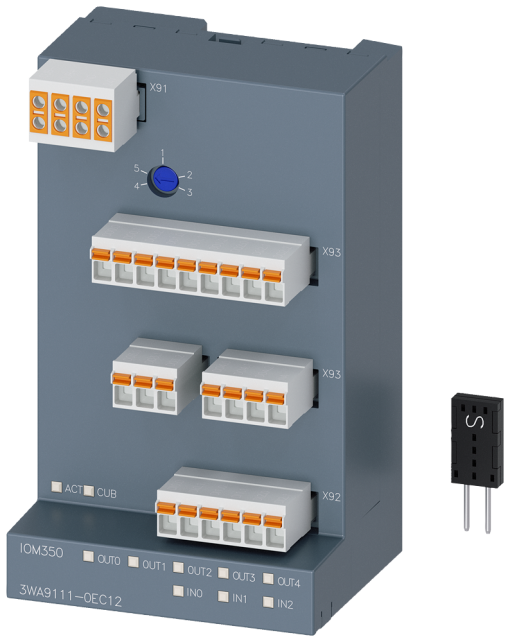 Accessory circuit breaker 3WA, Digital InputOutput module IOM350 3x IN, 5x ...
