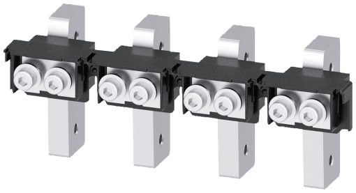 Rear connection stud flat, 4 units, vertical connection