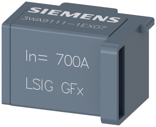 Accessory circuit breaker 3WA, Option Plug LSIG GFx 700 A, UL listed, Basic p...