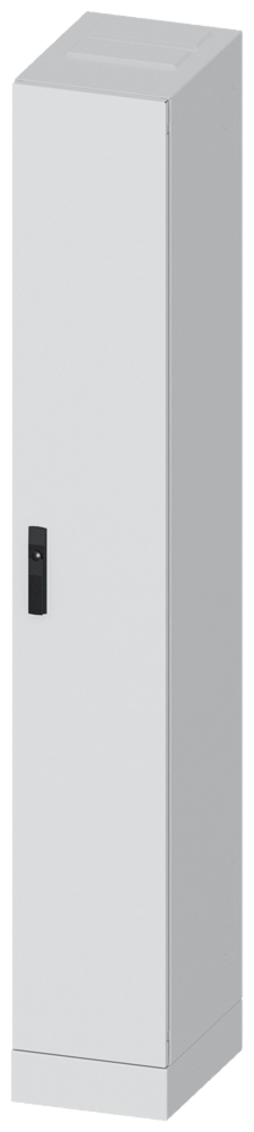 ALPHA 1250, floor-mounted cabinet, with open side panel, IP55, protection cla...