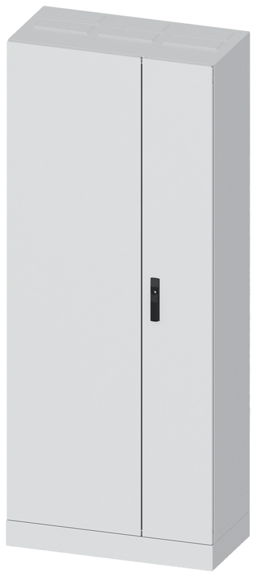 ALPHA 1250, floor-mounted cabinet, with open side panel, IP55, protection cla...