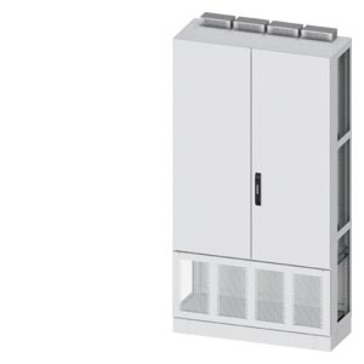 ALPHA DIN transformer cabinet H1950 W1050 D400 incl. 100 mm base, sheet-st...