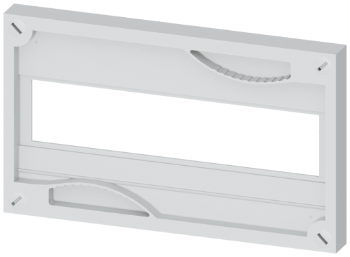 ALPHA 630 DIN, cover, height150 mm, width250 mm, cutout 1x 12 MW