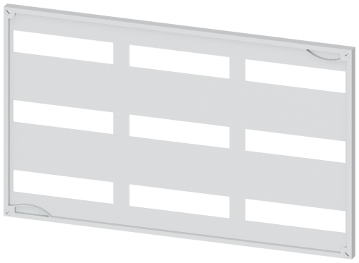 ALPHA 630 DIN, cover, height450 mm, width750 mm, cutout 9x 12 MW