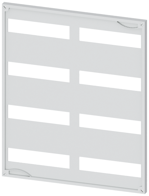 ALPHA 630 DIN, cover, height600 mm, width500 mm, cutout 8x 12 MW