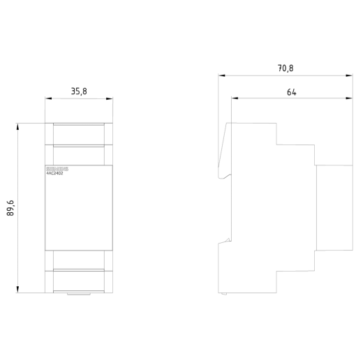 Power supply unit for permanent load, primary 85..265 V AC, 85..300 V DC seco...