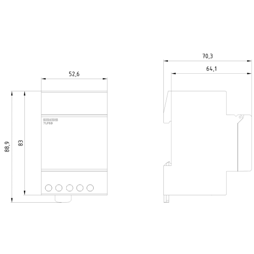 Quartz time switch day 1 CO contact 230V50-60Hz 3MW auto. daylight saving...