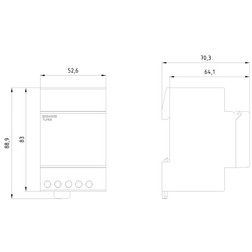 Quartz time switch week, 1 CO contact, 230 V50-60 Hz 3 MW
