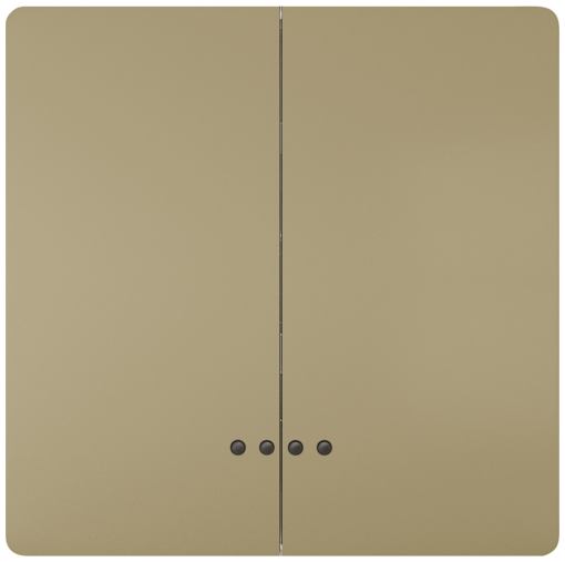 Style, Rocker switch with window for two-circuit switch for pushbutton 2-fold...