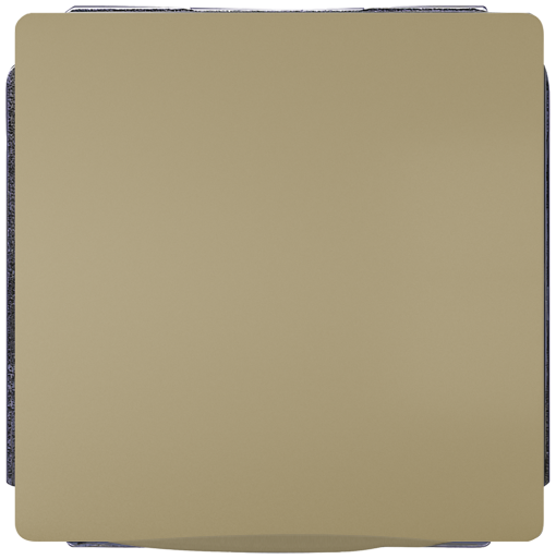 DELTA style SCHUKO socket outlet with hinged lid, gold