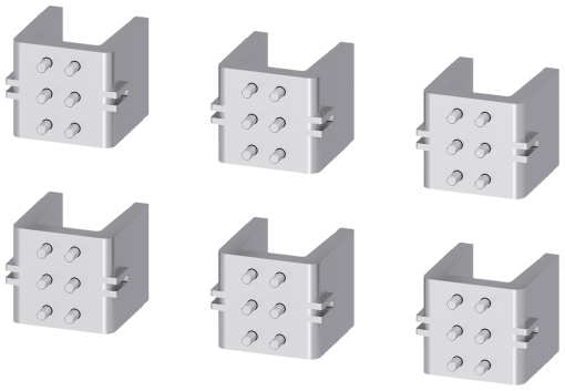 Knifes Spare part for cradle guide frame rear walls with with rear vertica...