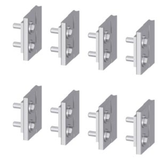 Blades Spare part for cradle guide frame rear walls with with rear vertica...