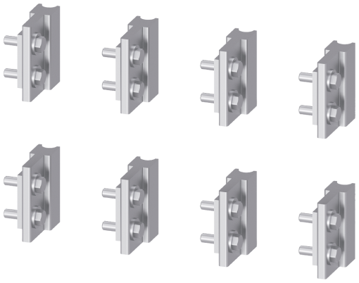 Blades Spare part for cradle guide frame rear walls with with rear vertica...