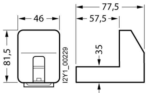 ISO cover for LV HRC base size 3