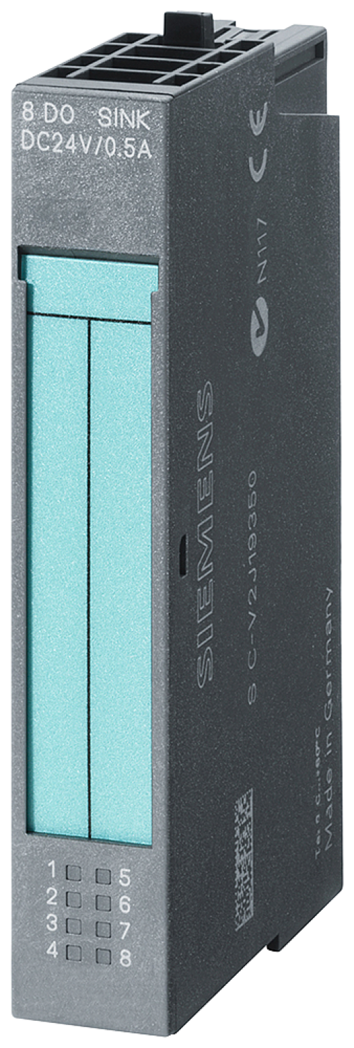 SIPLUS ET 200S 8DQ 24 V DC0.5 A sink output -25 ... 70 C with conformal co...