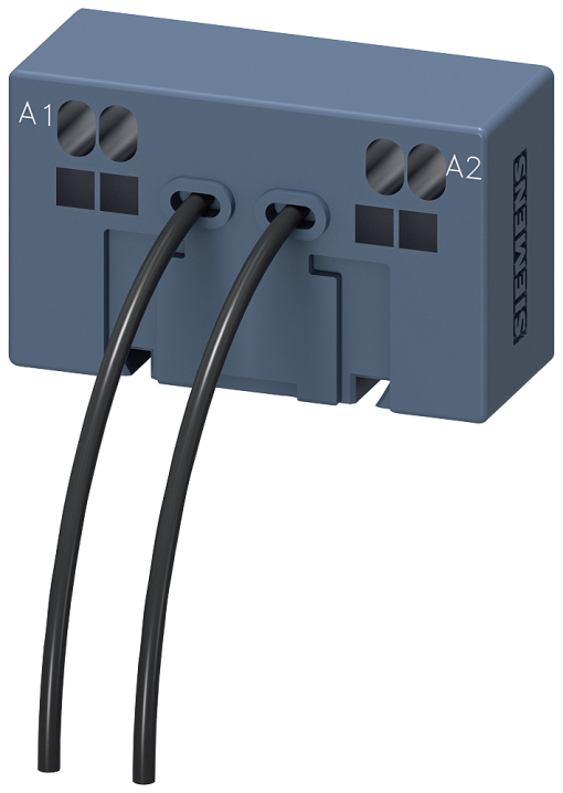 Coil connection module for motor contactors, S0, connection from above