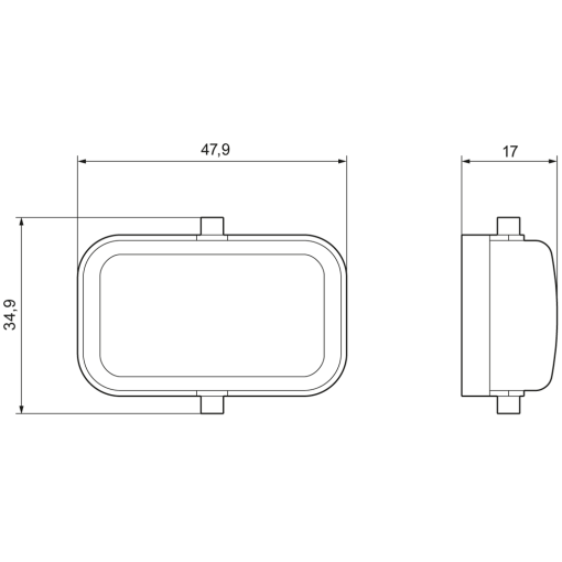 Cover for 9-pole power sockets