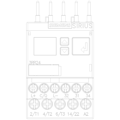 Current monitoring relay for IO-Link S00