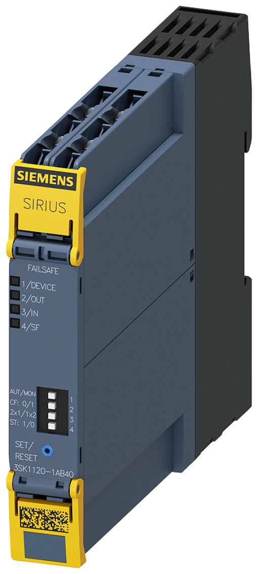 SIRIUS safety relay basic unit, advanced series 1 electronic release