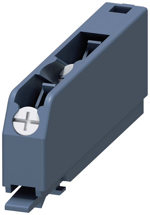 Terminal, removable, 2-pole, screw terminals up to 2x 1.5 mm2 or 1x 2.5 mm2