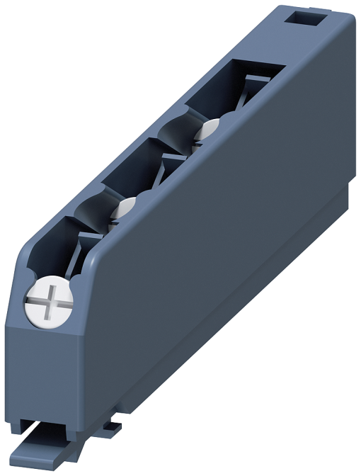 Terminal, removable, 3-pole, screw terminals up to 2x 1.5 mm2 or 1x 2.5 mm2