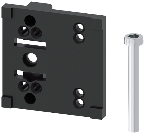 Mounting plate for control cabinet position switch