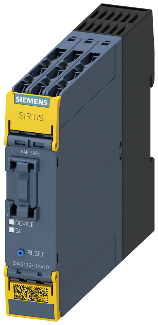 SIRIUS safety relay basic unit 3SK2 series 10 F-DI, 2 F-DQ, 1 DQ
