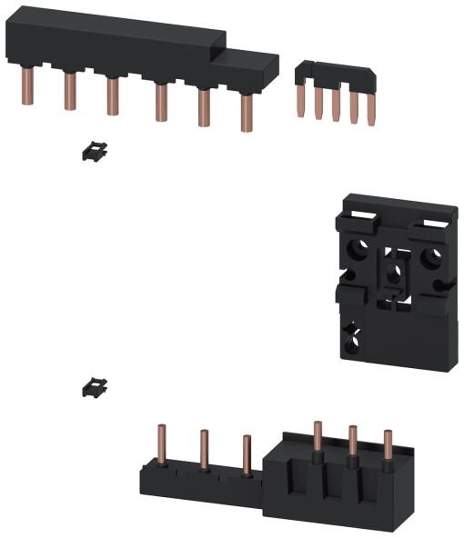 Wiring kit, incl. mech. interlocking, for star-delta wye-delta S2S2S0