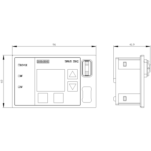 Diagnostics display 3SK2Modular Safety System 3RK3 display of diagnostic data