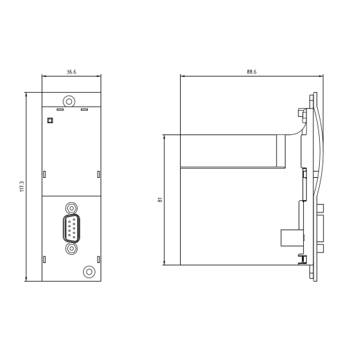 Communication module PROFIBUS for SIRIUS Soft Starter 3RW44