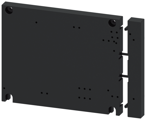 Base plate, size S3-S3-S2 with timing relay, lateral, side by side