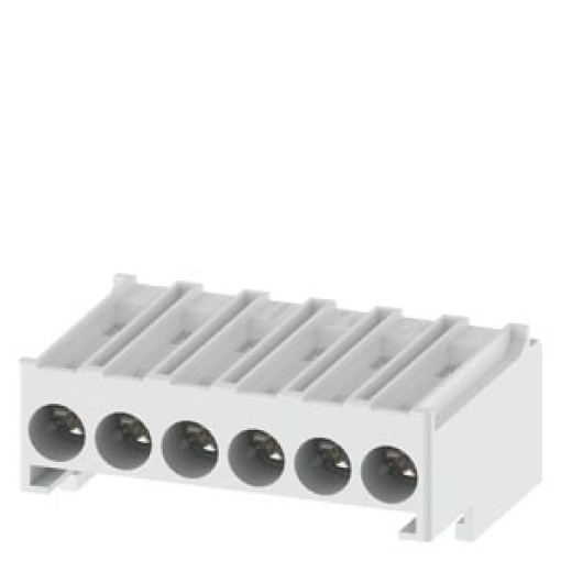 Removable control terminals with screw terminals, 2 blocks each with 6 terminals