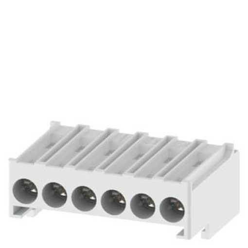 Removable control terminals with screw terminals, 4 blocks with 6 terminals each
