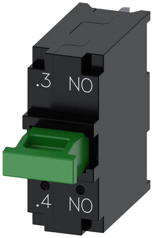 Contact module with 1 contact element, 1 NO, soldered connection, for use on ...