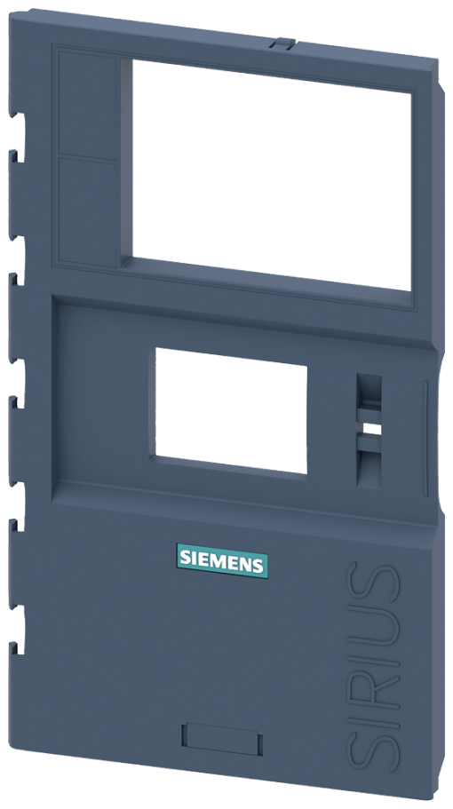 Spring flap with cutout for HMI module High Feature for 3RW5552