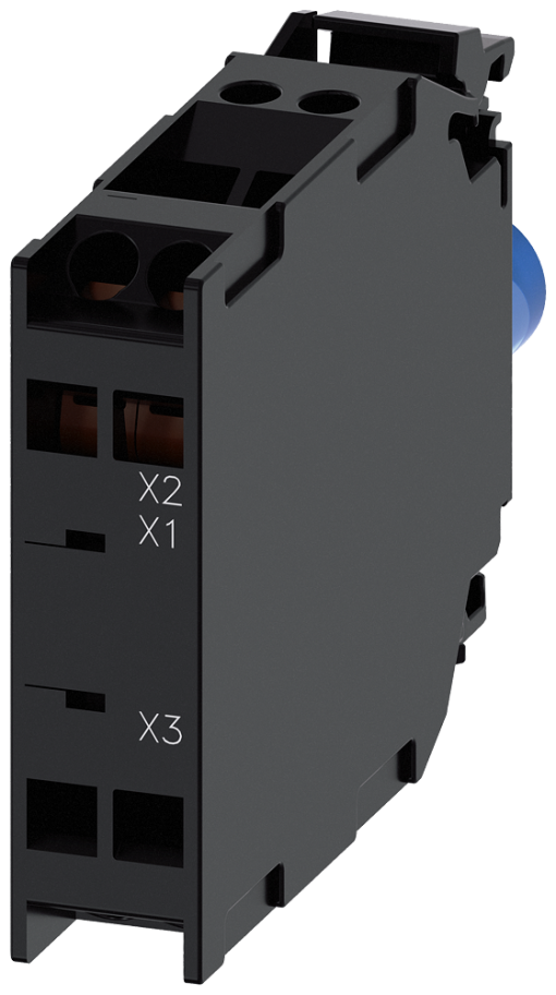 Traffic light LED module with integrated LED, 110 V AC, red-yellow-green, spr...