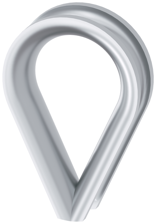 Rope eye 4 mm packaging in set 4 units