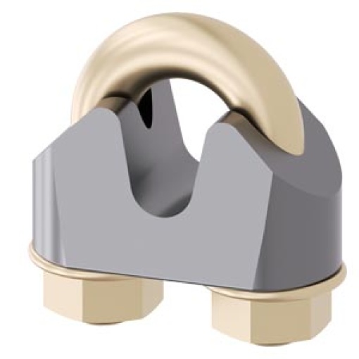 Rope clamp, 5 mm, packaging as set 4 units