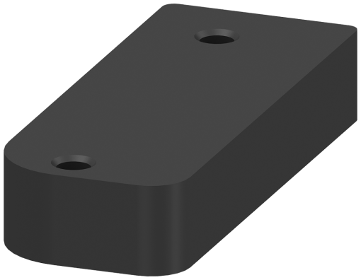 Mounting plate for 3SE64 RFID safety switch with tumbler